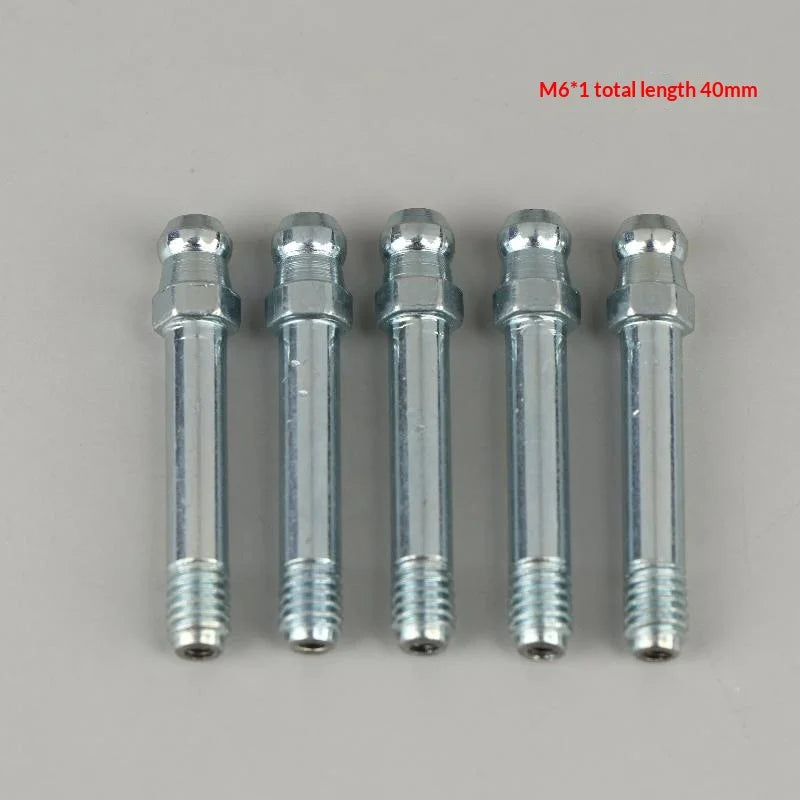 Lengthened Grease Nipple Special Zerk M6 M8 M10 Metric Head Connector Zpaxo M6 40mm