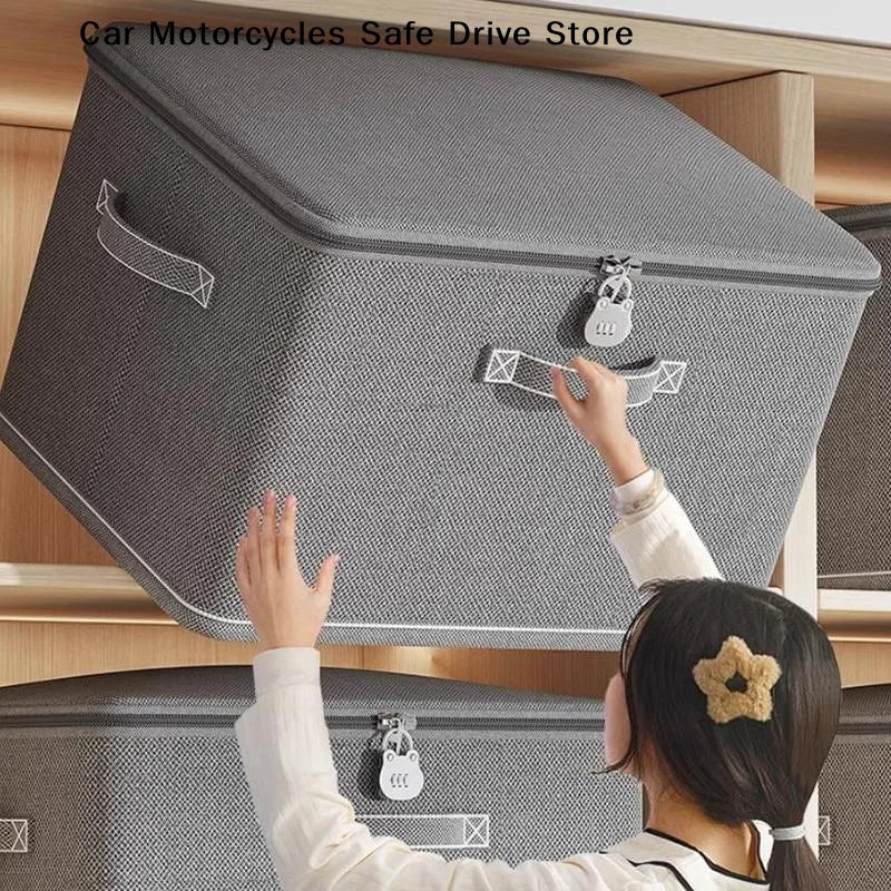 Large Lockable Box Clothes Organizer Password Lock Pants Sweater Zpaxo