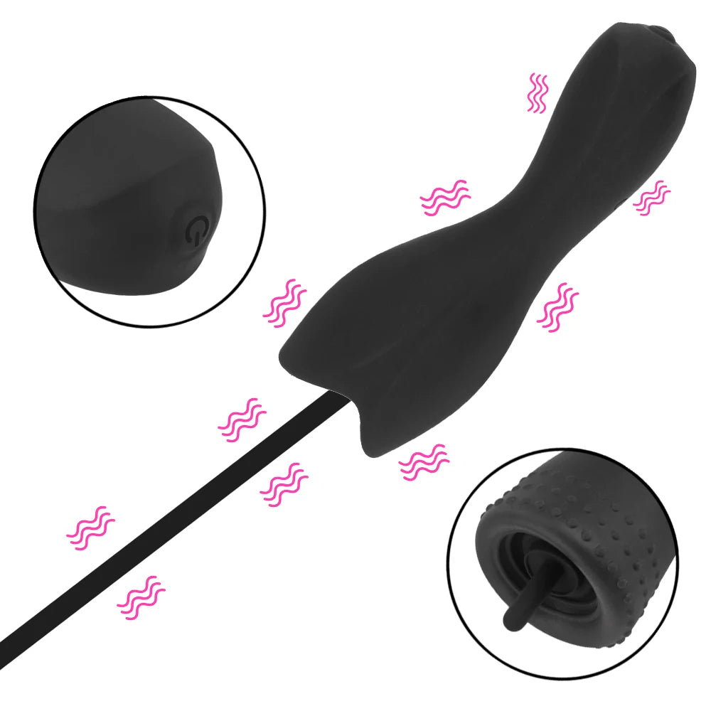 Urethra Expansion Stimulator Male Penis Pump Vibrator Plug 10 Zpaxo