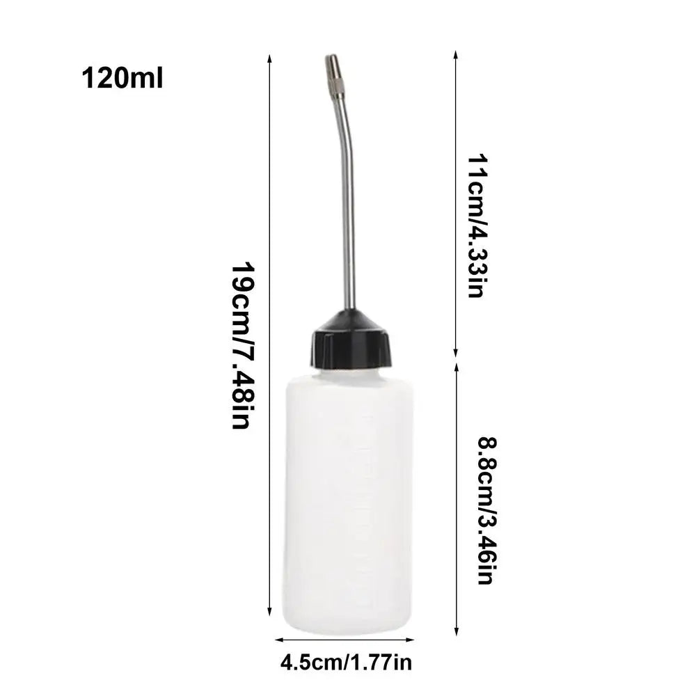 Precision Oiler 2 Sewing Machine Grease Bottle Long Spout Applicator Zpaxo White