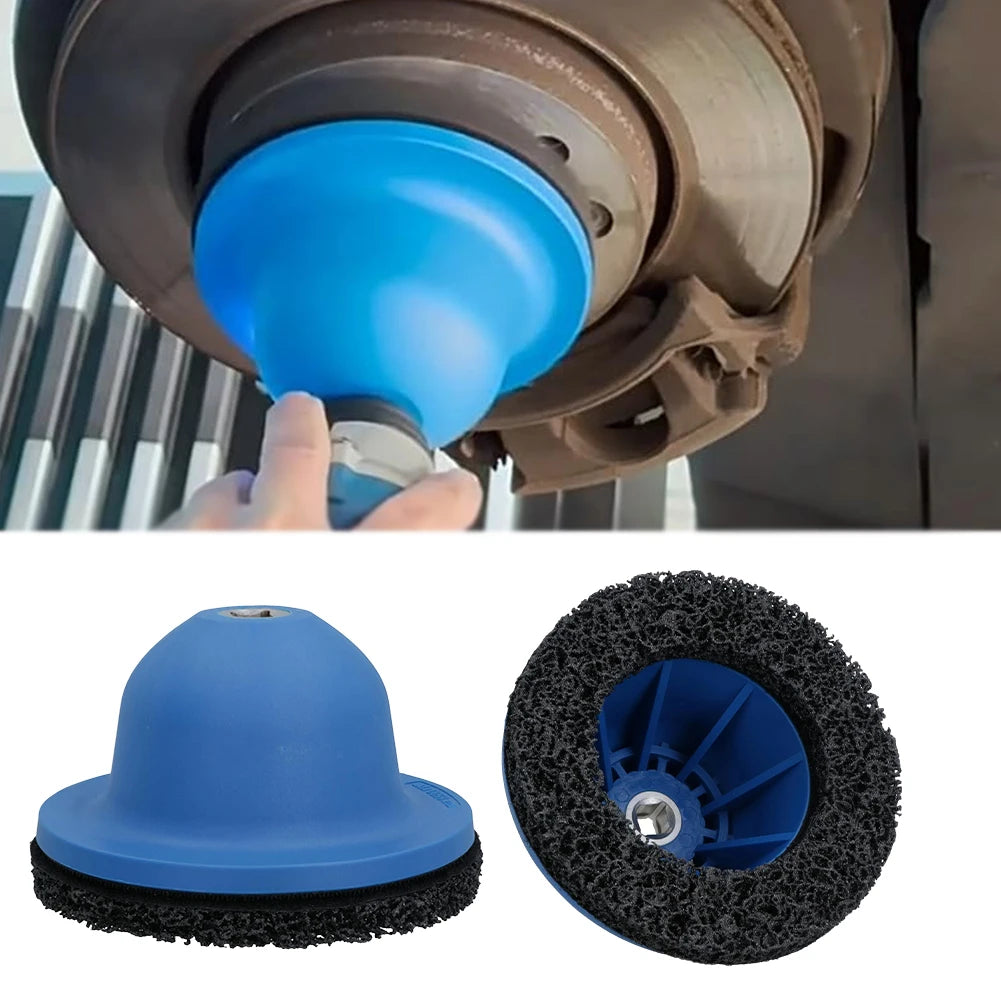 Wheel Hub Grinder Silicon Carbide Disc Brush Rust Removal Tool Zpaxo