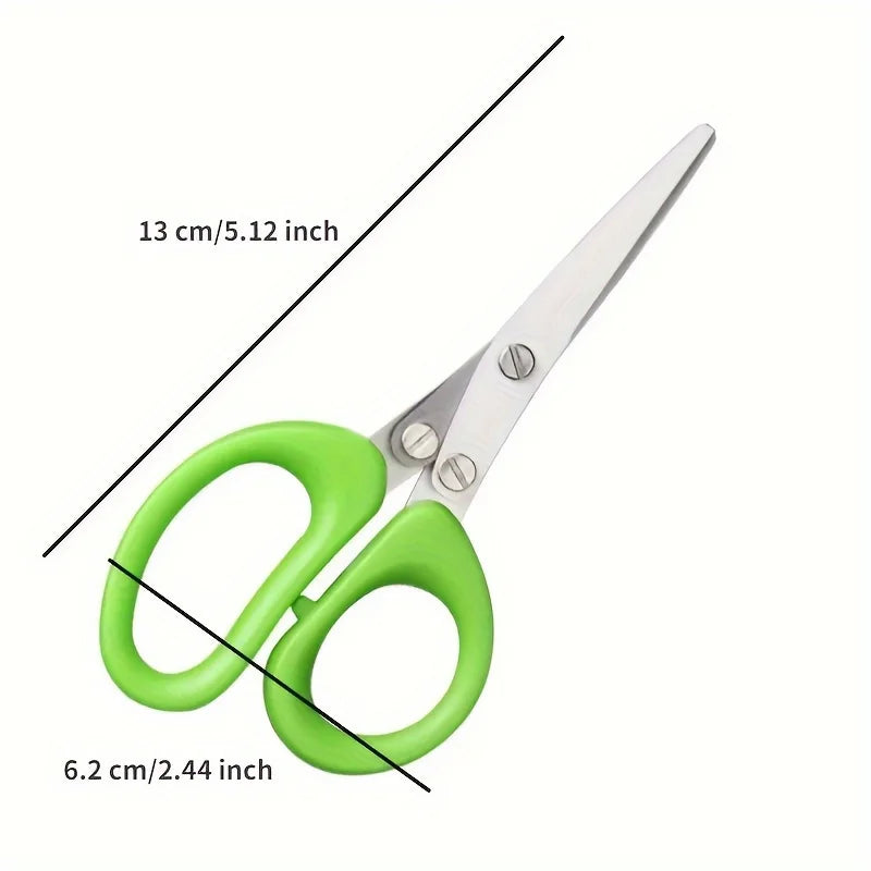 Multifunctional Stainless Steel Kitchen Scissors 5 Layers Quick Zpaxo