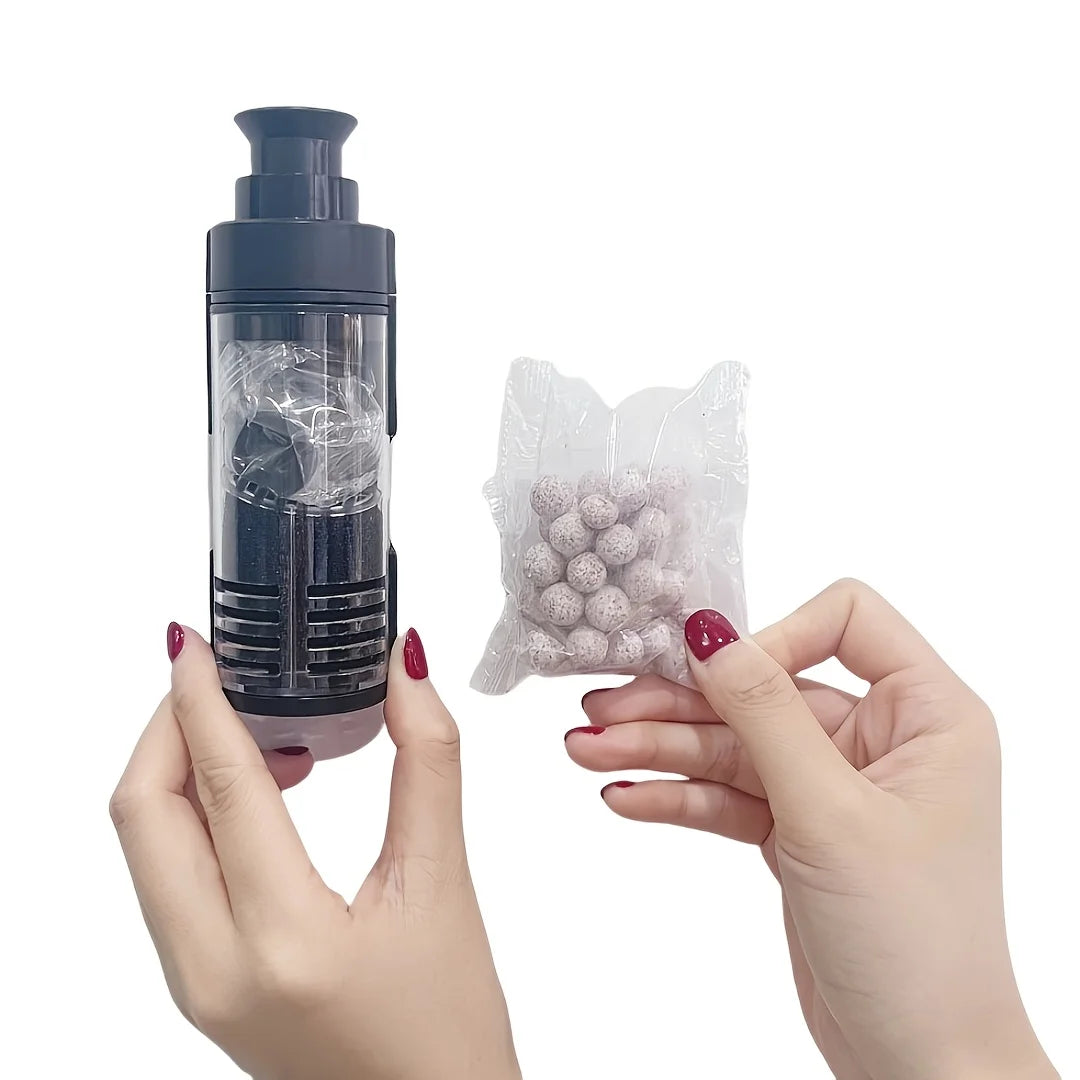 Compact Wall-mounted Bio Sponge Filter Quiet Efficient Aquariums Fish Zpaxo