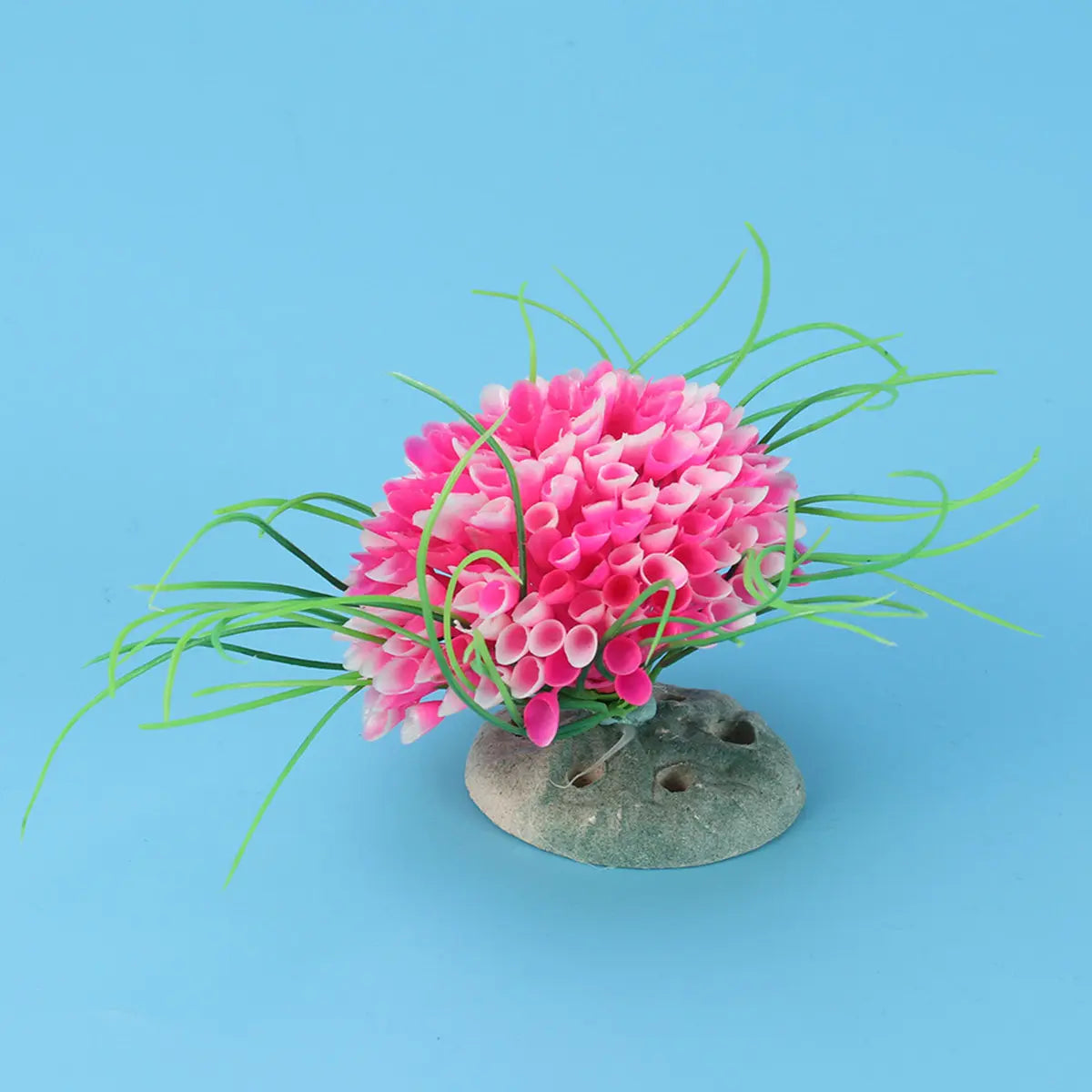 Artificial Aquarium Plants Solid Base Lifelike Design No Decay Easy Zpaxo