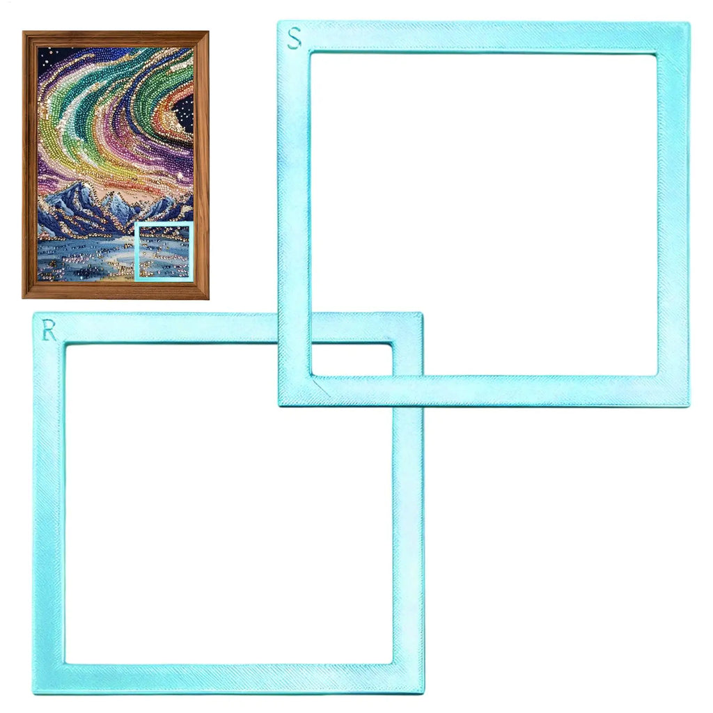 Diamonds Painting Alignment Tool Positioning Frame Gem Art Zpaxo