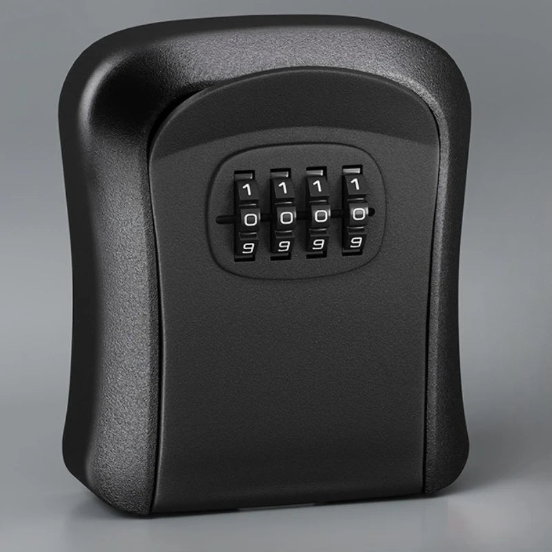 Ultra-secure Flip-top Key Safe Wall-mounted Metal Plastic Combination Zpaxo black