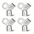 2 Universal Radiator Bleed Valve Keys Release Air Home Heating Pipe Zpaxo silver-4pcs