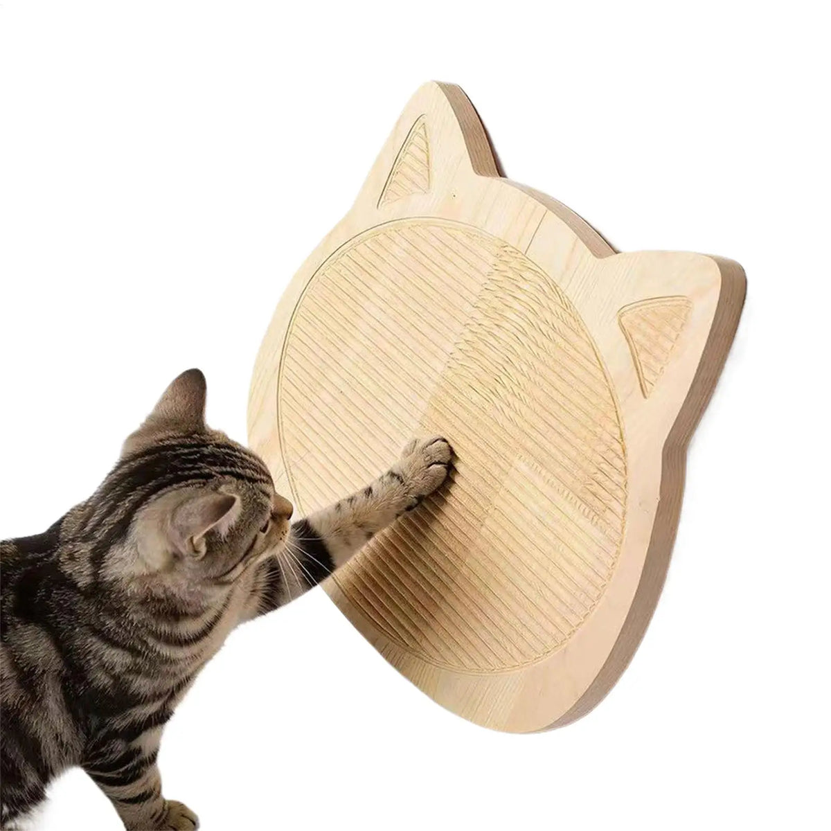 Cat Scratching Board Wooden Kitten Exercise Scratcher Pad Indoor Home Zpaxo China Mainland