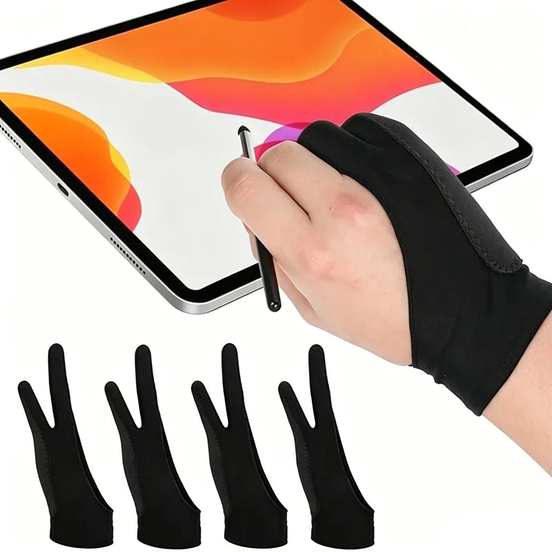 Anti-touch Two-finger Glove Graphic Artist Drawing Gloves Painting Zpaxo