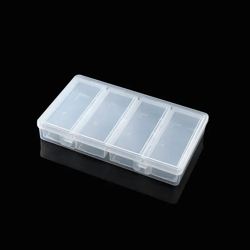 CM4 Adjustable Dividers Clear Plastic Storage Organizer Box Craft Zpaxo B