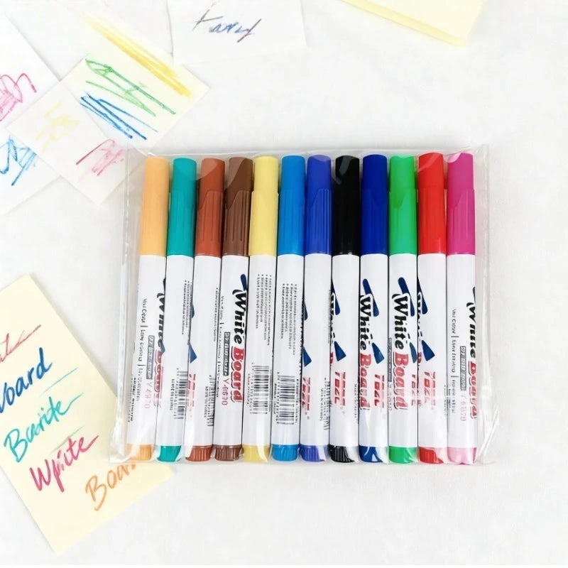 Board Markers Non-toxic Dry Erase Ideal Office School Use Suitable Zpaxo