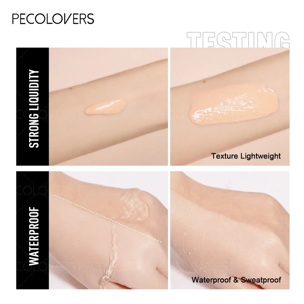 Foundation Make-up Concealer Fully Cover Durable Waterproof Liquid Zpaxo