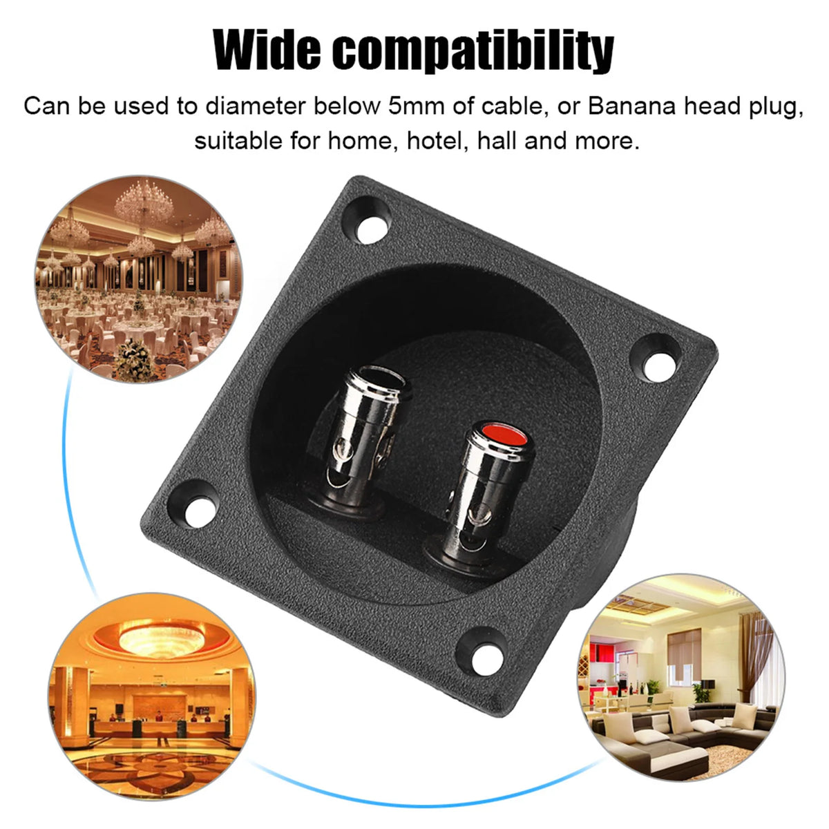 Speaker Components Acoustic Speakers Terminal Box Push Spring 2 Zpaxo
