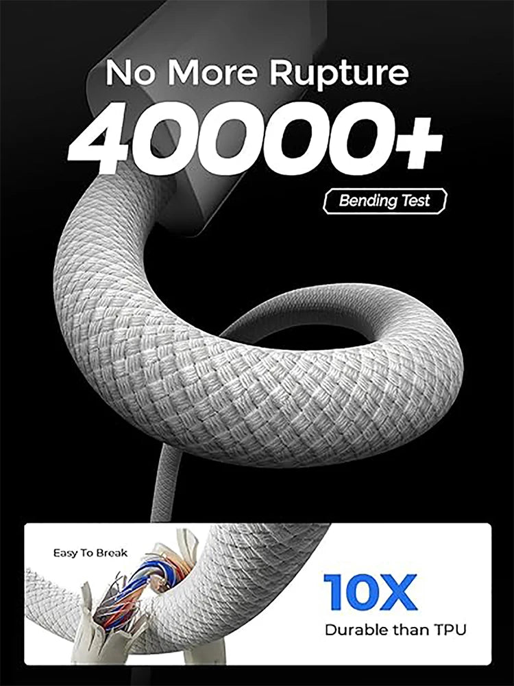 USB C Cable For Apple iPhone 17 16 15 Pro Max PD 60W Fast Charging Cable For Huawei Xiaomi Samsung USB C Data Line Accessories Zpaxo