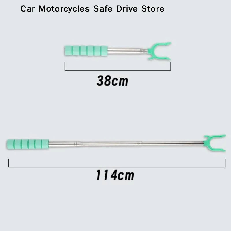 MTelescopic Clothes Pole Retractable Adjustable Length Non-slip Zpaxo