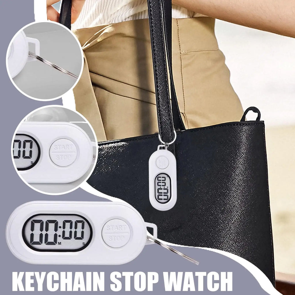 Stop Timer Clock Outdoor Sports Time Counter Watch Pocket Ornament Zpaxo
