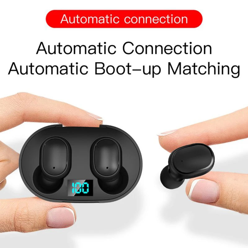 E6S TWS Earphone Wireless Bluetooth Headphones Touch Control Zpaxo