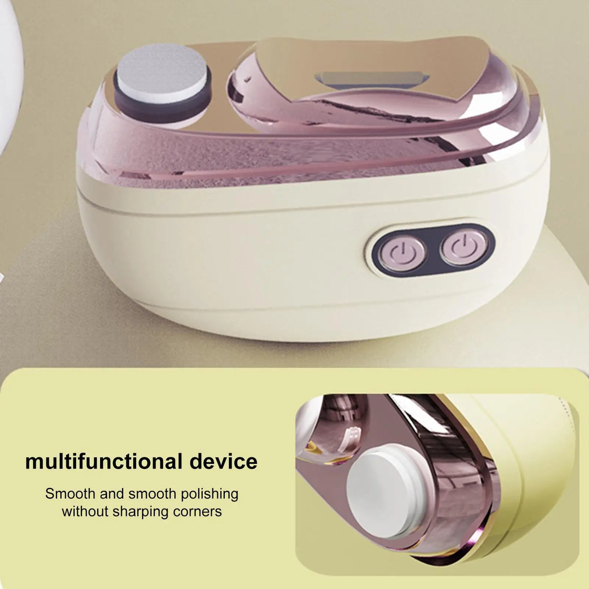 Electric Nail Clippers Thick Toenails LED Light Professional Safe Zpaxo