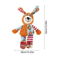 Plush Squeaky Dog Interactive Toys Bite Resistant Cute Stuffed Animal Zpaxo A