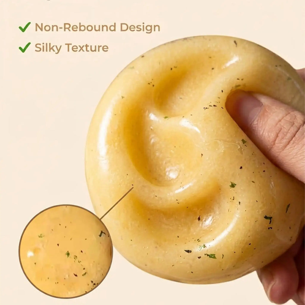 Handmade Mashed Potato Squeeze Toy Realistic Soft Stress Relief Funny Zpaxo