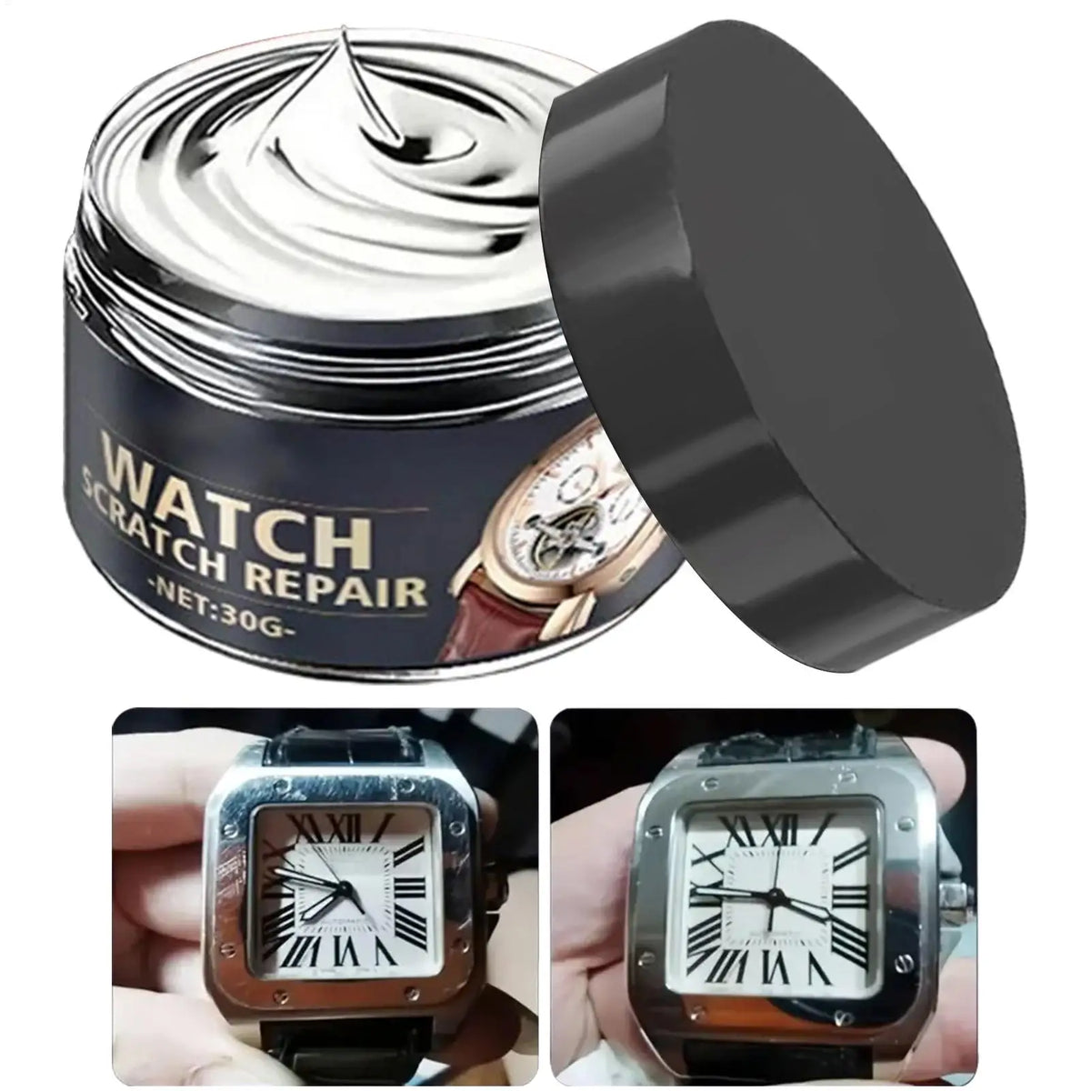Watch Scratch Repair Polishing Portable Wax Compound Remover Cleaning Zpaxo