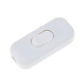 CM1Pc Light Switch AC 0-250V 6A Lnline OFF Table Desk Lamp Cord Cable Zpaxo White