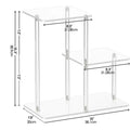 Acrylic End Table 3 Tier Clear Side Nightstand Transparent Furniture Zpaxo A China Mainland