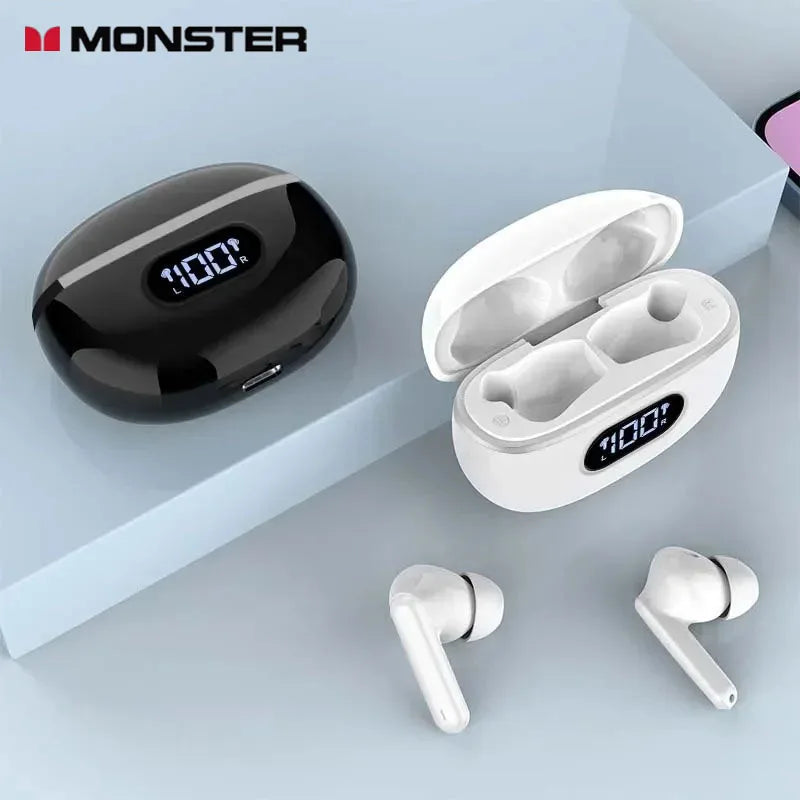 MONSTER E98 Wireless Earphones ANC+ENC Noise Cancellation Earbuds Zpaxo