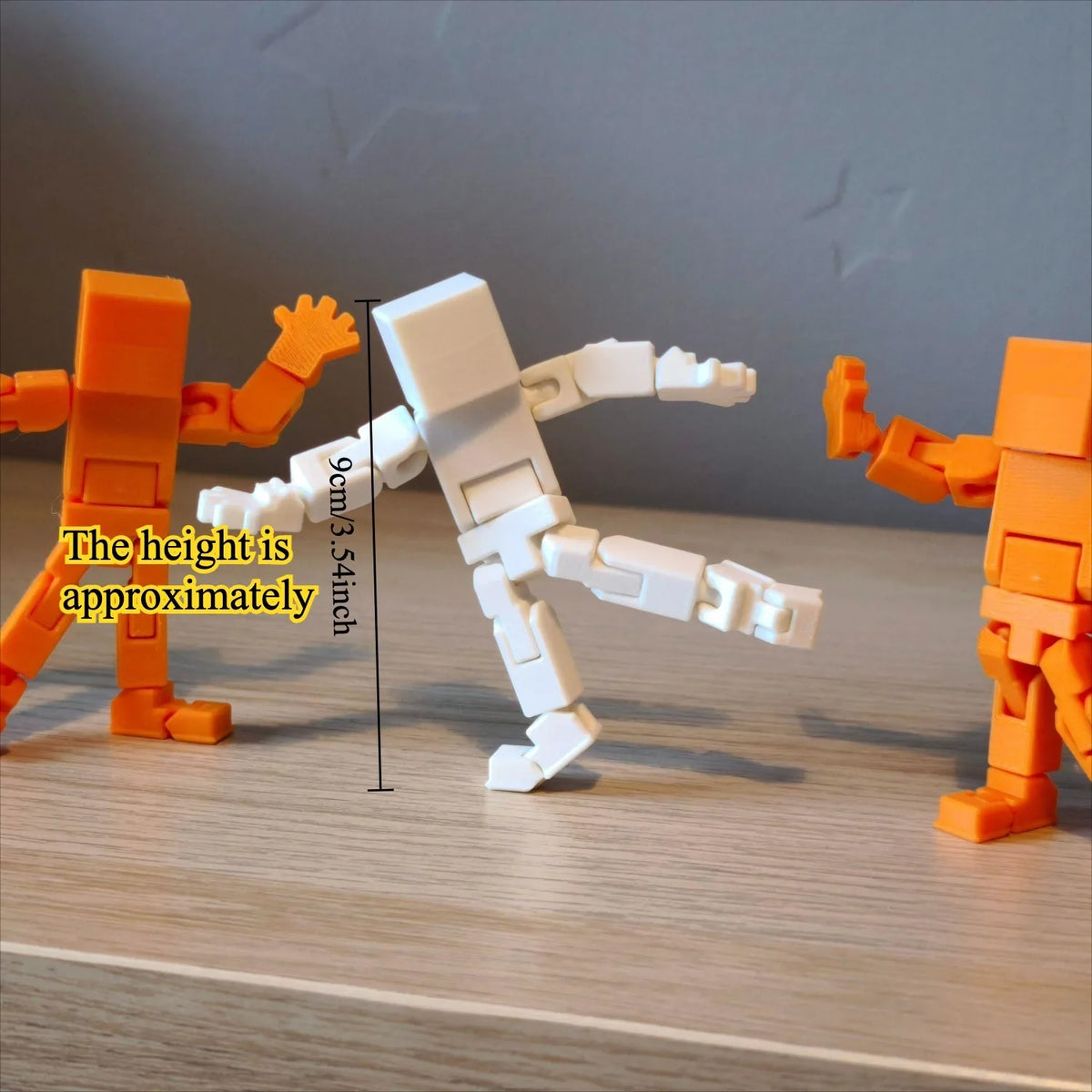 3D Printed Multi Joint Movable Mechanical Doll Model Design Custom Zpaxo