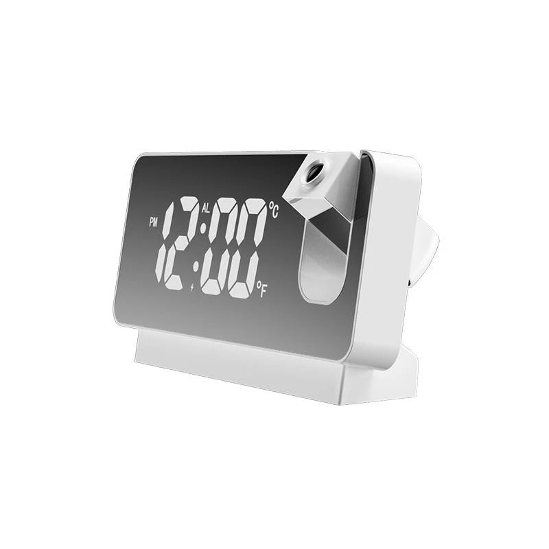Creative LED Digital Projection Clock Alarm Temperature Display Home Zpaxo G1209E