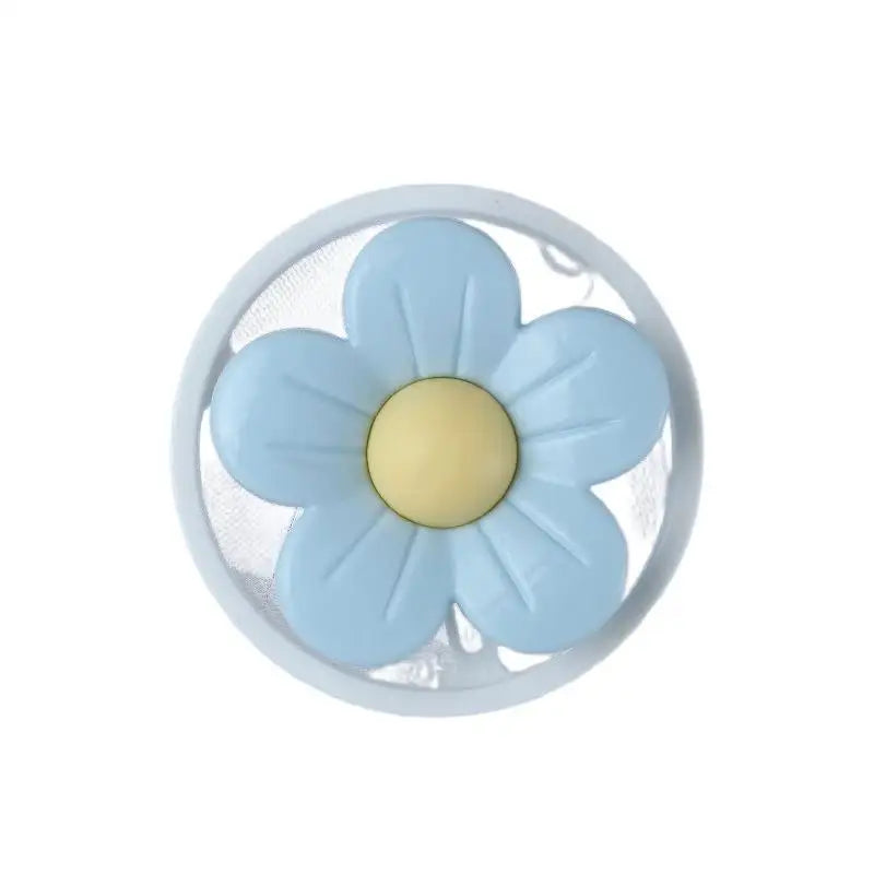CMFlower Shaped Washing Machine Lint Filter Double Layer Floating Zpaxo 1Pc Blue