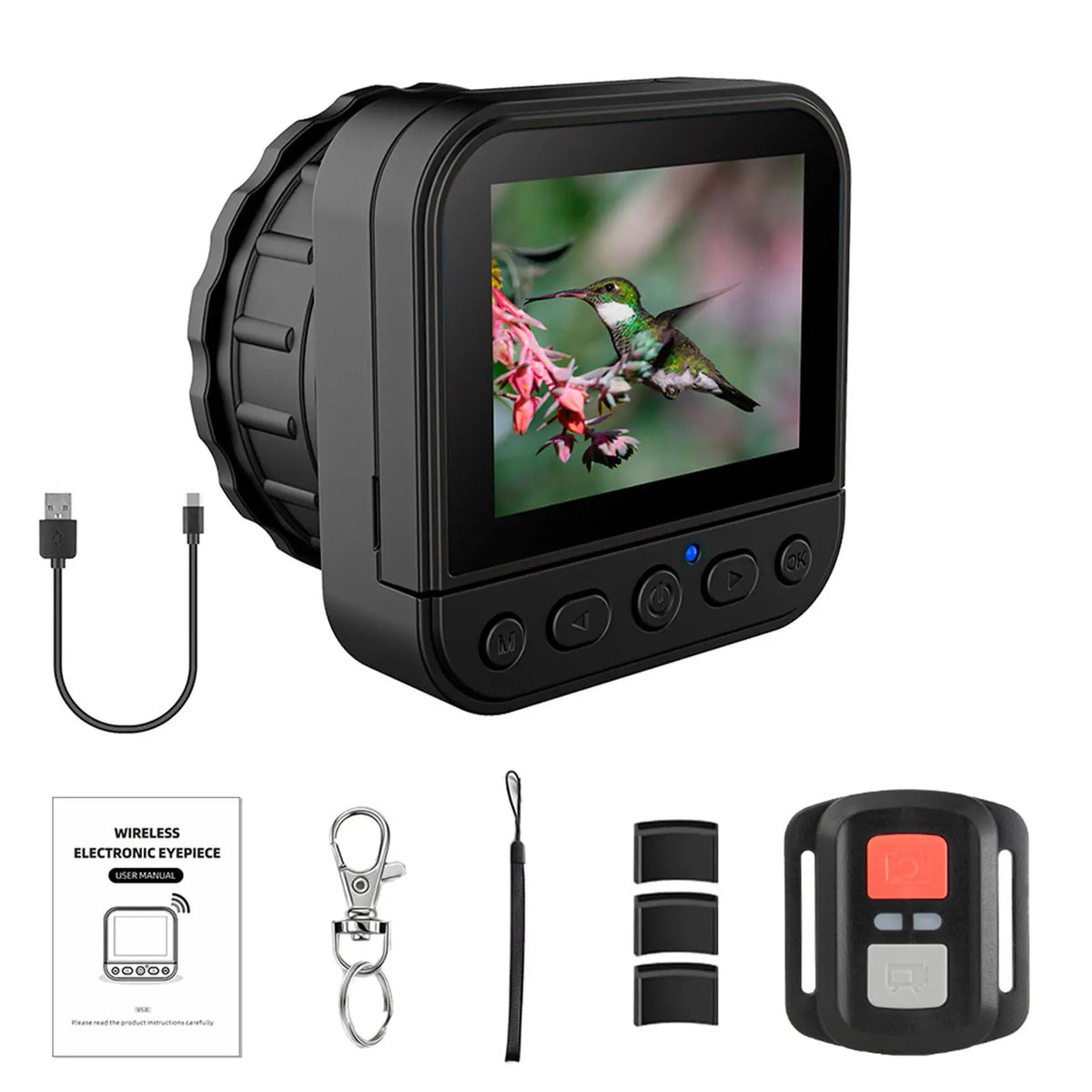 Wifi Telescope Eyepiece Camera 64MP 4K Digital Electronic Screen Zpaxo Default Title