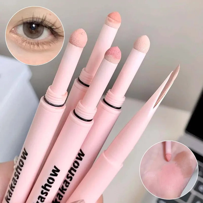 Double-end Lying Silkworm Eyeliner Shadow Highlight Glitter Matte Zpaxo