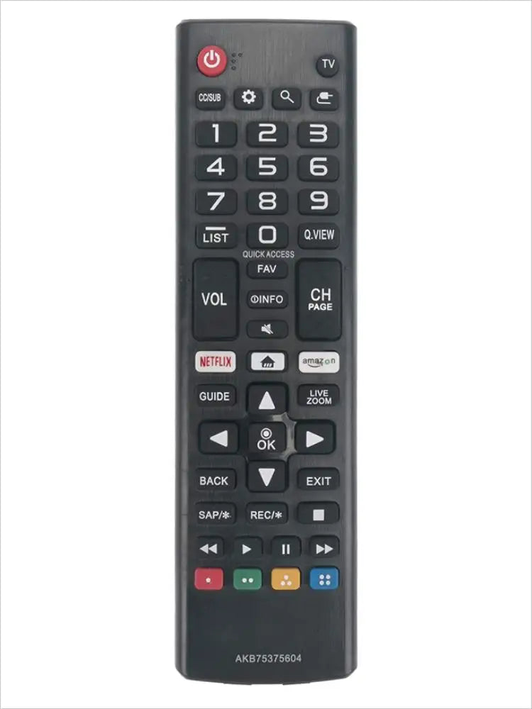 AKB75375604 Universal Remote Control Fit for SMART TV 43UK6300PUE 32LK610BPUA 49UK6300PUE 55UK6300PUE Replacement Accessories Zpaxo Black