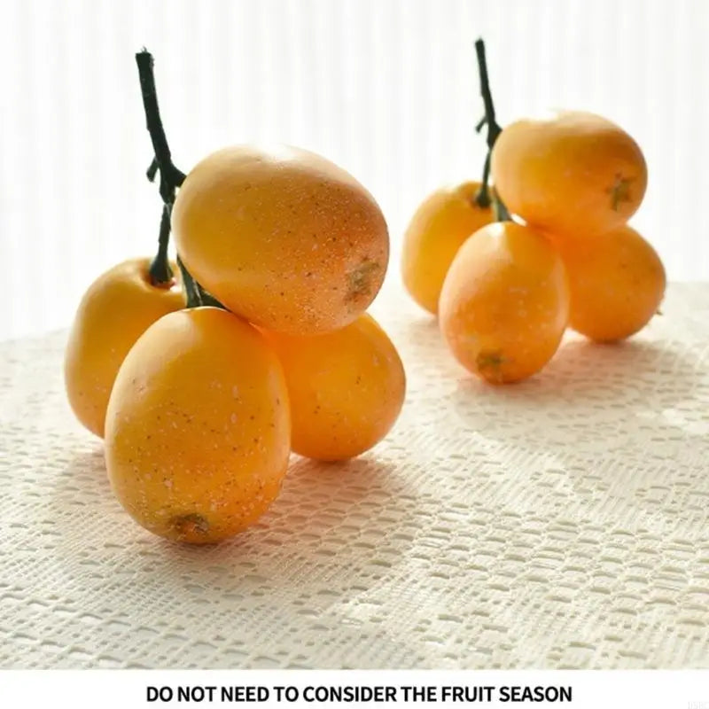 Simulation Loquat Fruit Model Adds Natural Touching Home Kitchen Zpaxo