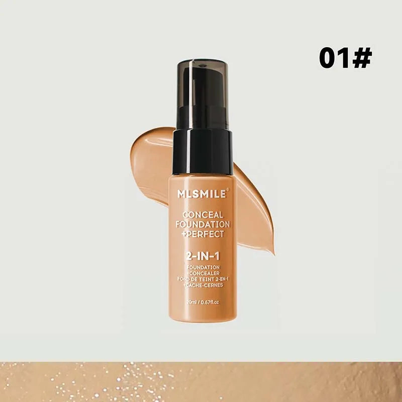 Face Foundation Cream Waterproof Long-lasting Oil-control Matte BB Zpaxo 01