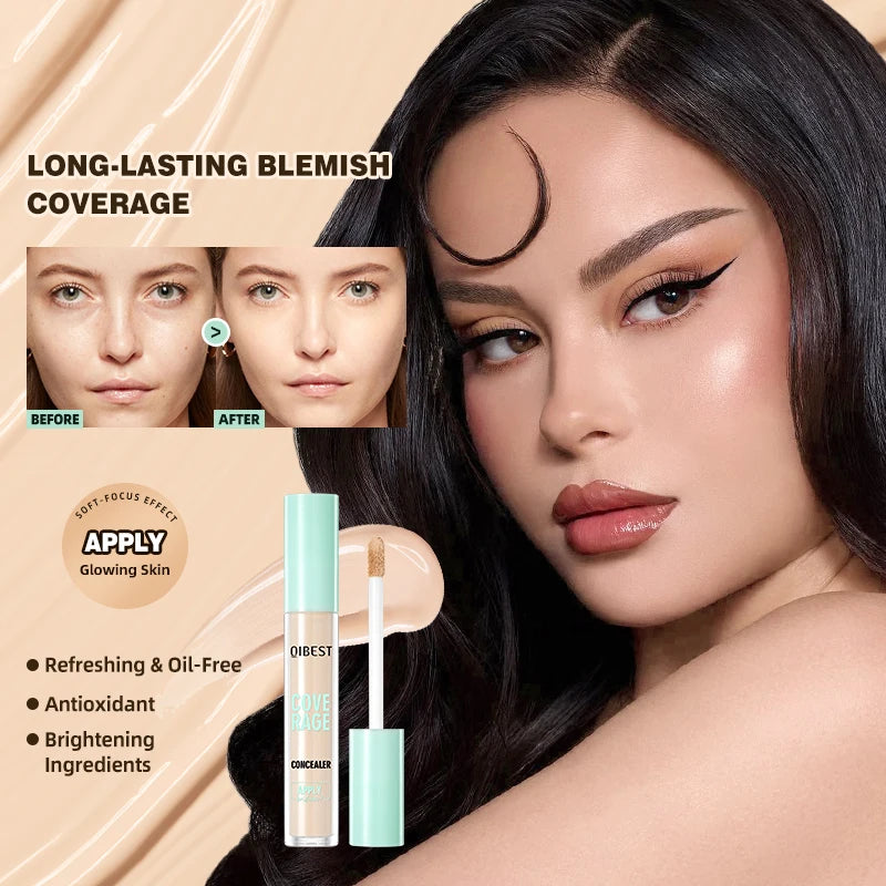 Waterproof Concealer Long-lasting Coverage Conceals Masks Blemishes Zpaxo