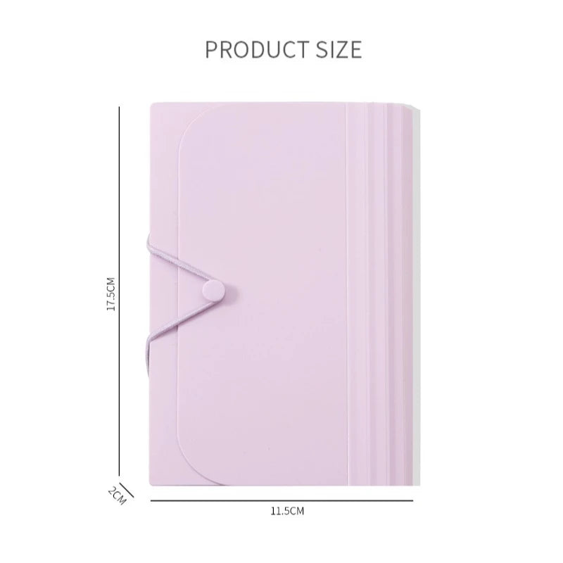 Nail Stamper Plates Storage Book Foldable Dust-proof Zpaxo