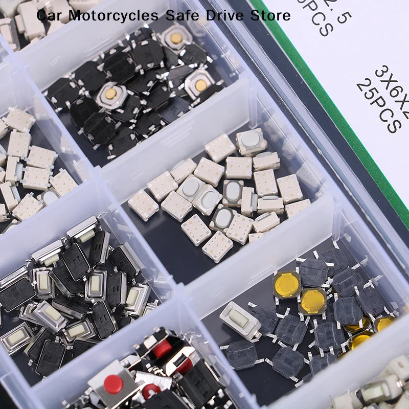 CM250Pcs 10 Types Durable Car Remote Control Tablet Actile Push Zpaxo