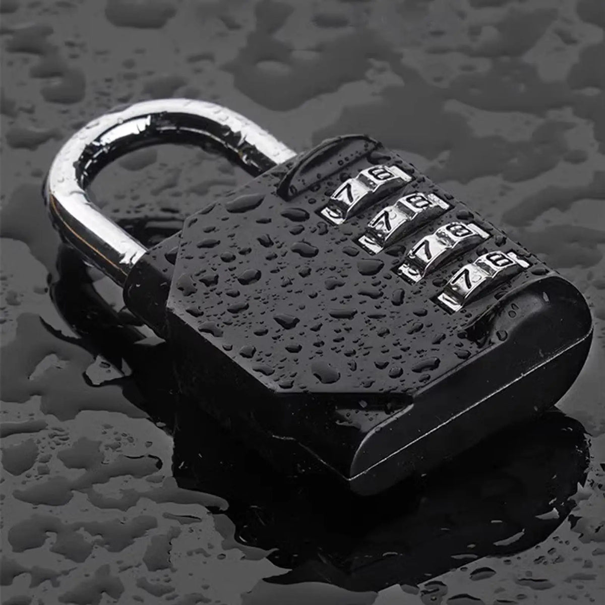 Combination Padlocks Lock Resettable 4-digit Padlock Combo Toolbox Zpaxo