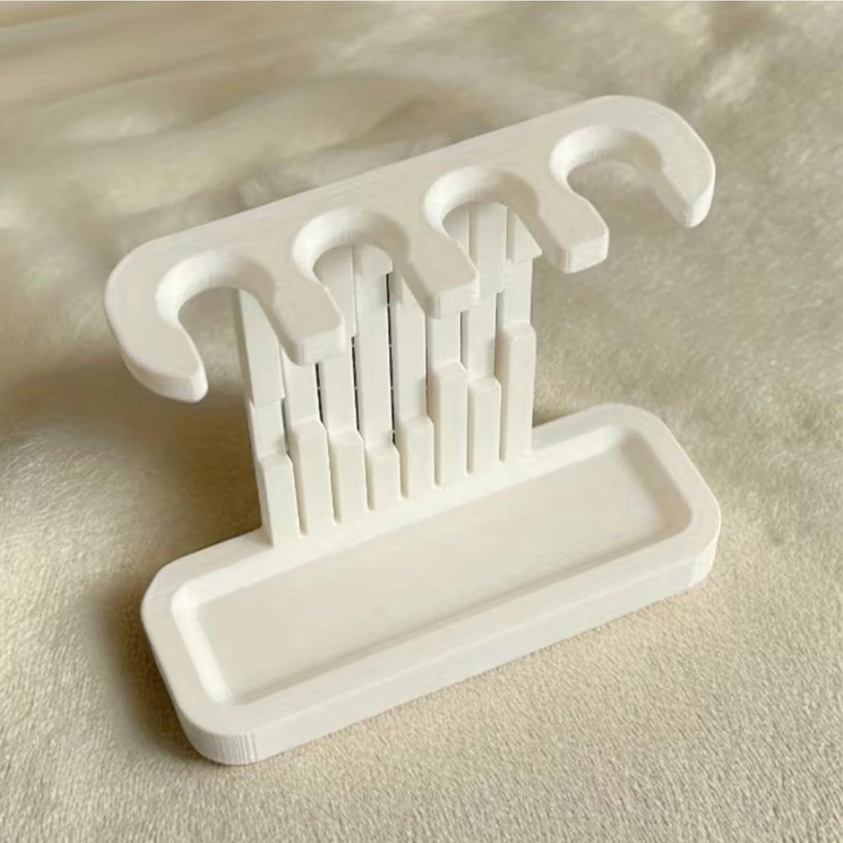 Tooth Brushing Holder 3D Printed Brush Head Organizer Drain Tray Zpaxo