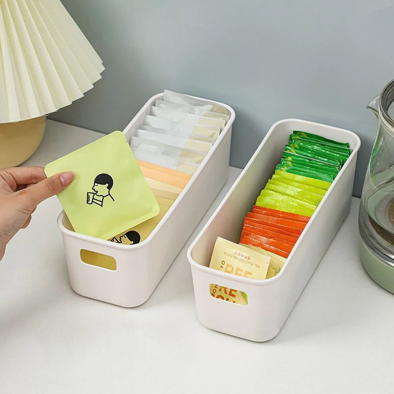 Thickened Rectangular Storage Box Cosmetics Socks Cards Snacks Phone Zpaxo