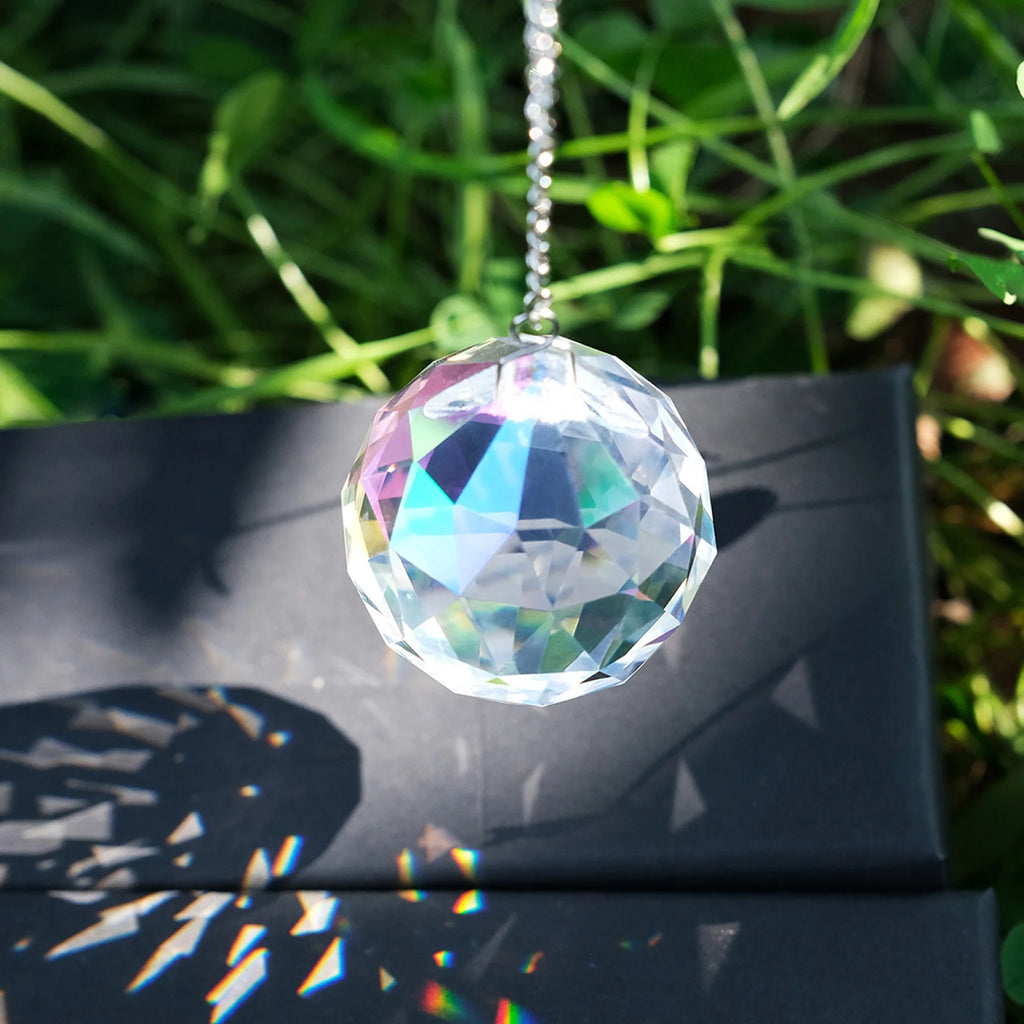 Window Rainow Maker Sparkling Decorative Hanging Crystal Ball Prism Zpaxo