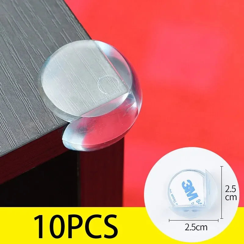 4 Transparent Anti Collision Angle PVC Pad Child Safety Corner Guard Zpaxo