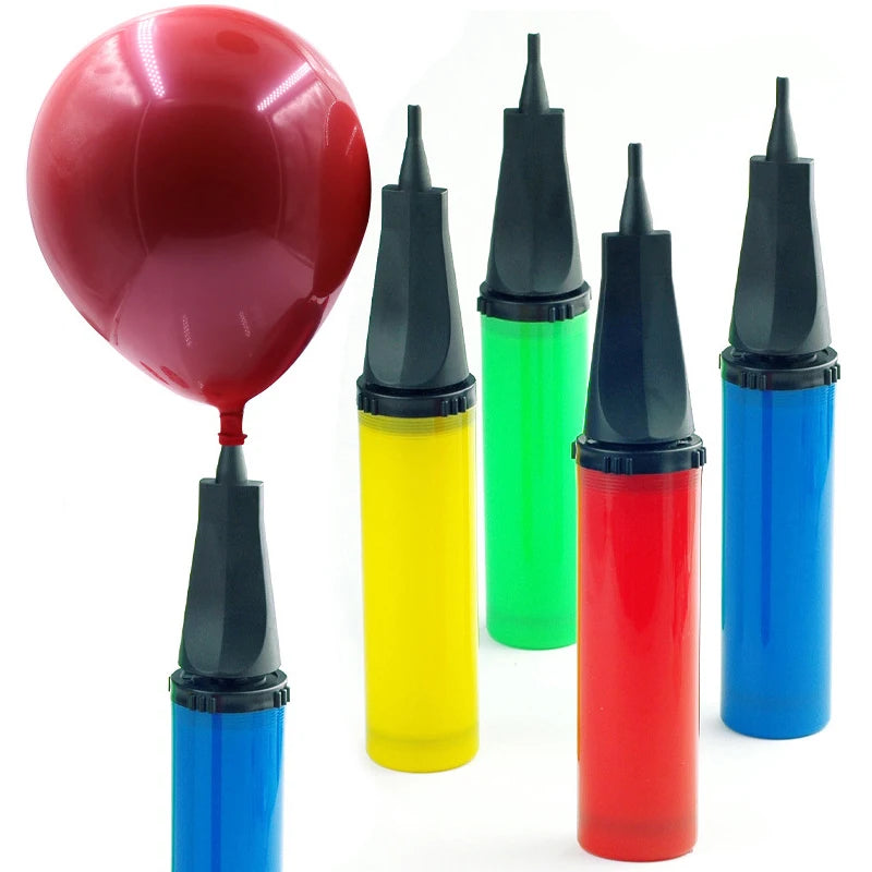 Balloon Pump Accessories Portable Inflator Random Hand Push Air Zpaxo