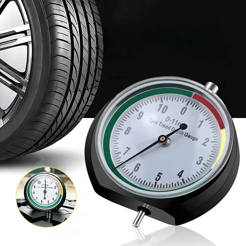 Tire Tread Depth Gauge Car Meter Measurer Accuracy Tyre Measure Tool Zpaxo