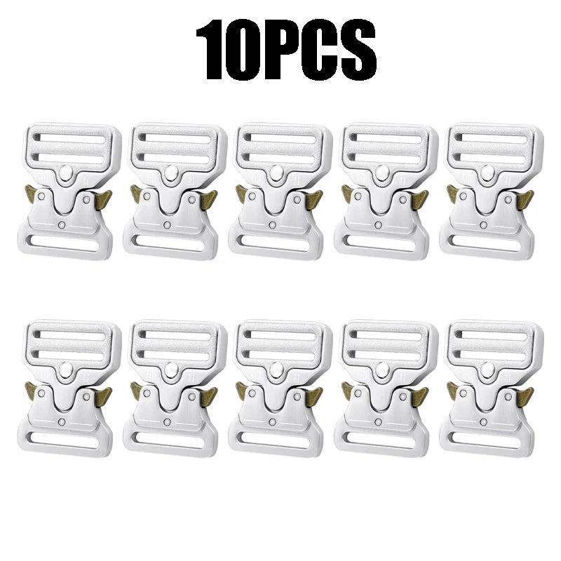 Tactical Belt Buckle Military Combat Training Quick-release Alloy Zpaxo 10PCS