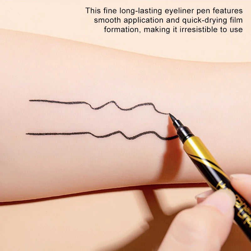 1 Black Quick-drying Eyeliner Waterproof Liquid Eye Liner Pen Long Zpaxo