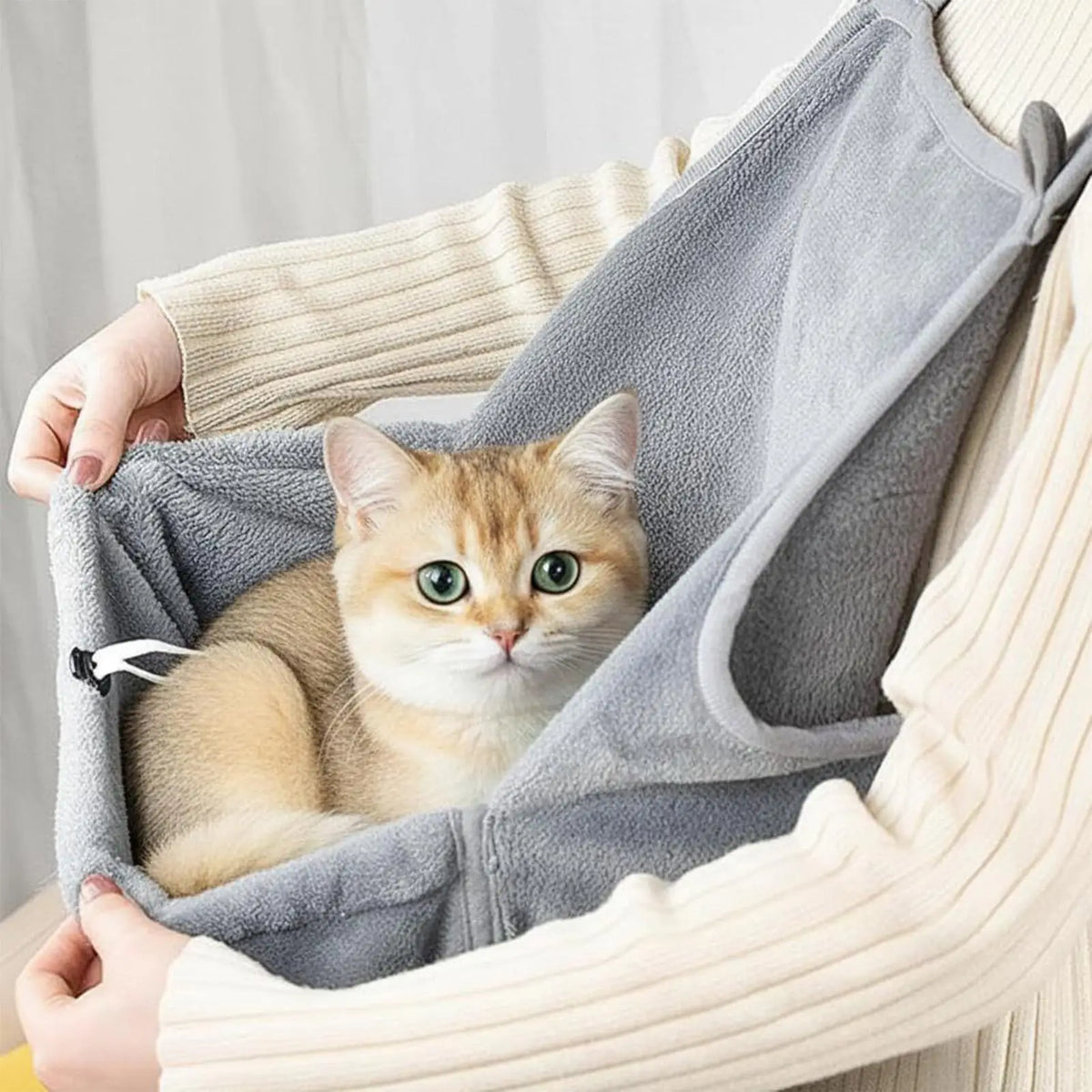Pet Carrier Sling Front Shoulder Bag Adjustable Portable Cat Dog Zpaxo
