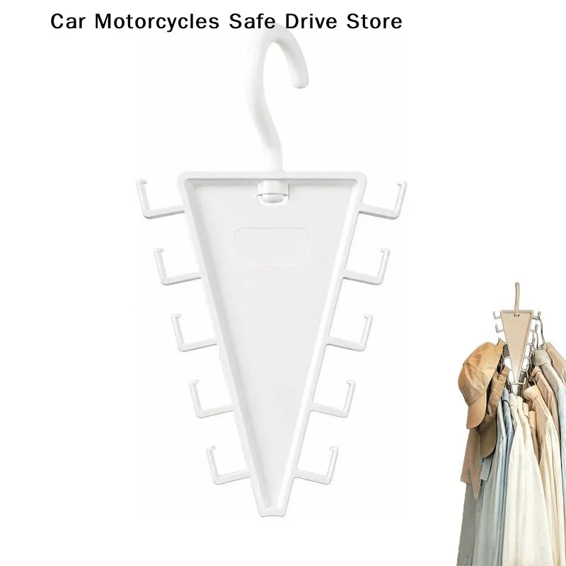 CMV-Shape Multi Hook Closet Hanger Organizer 12 Hooks Space Saving Zpaxo Default Title